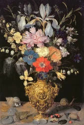 Nature morte avec des fleurs, vers 1604